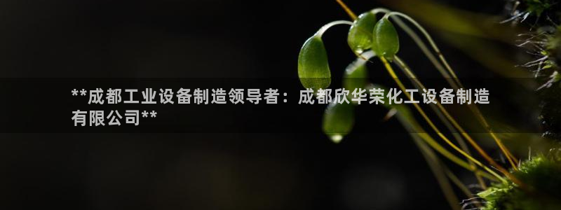 门徒娱乐属于什么系列：**成都工业设备制造领导者：