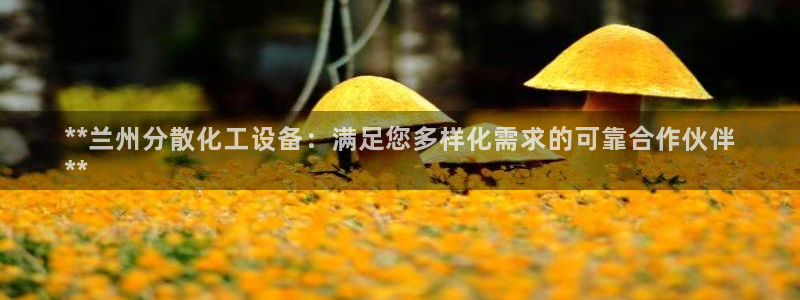 门徒平台是哪里的：**兰州分散化工设备：满足您多样