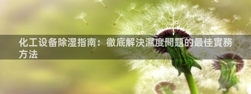 门徒娱乐平台登录不了：化工设备除湿指南：徹底解決濕
