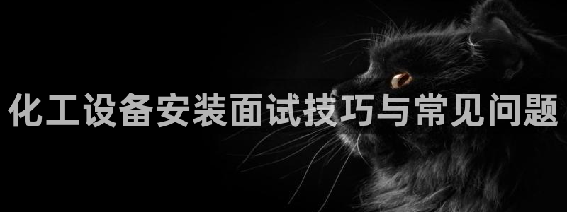 门徒平台注册登陆：化工设备安装面试技巧与常见问题