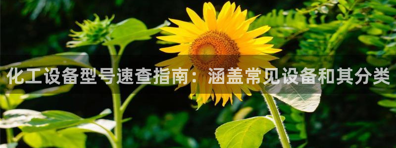 门徒娱乐平台登录官网：化工设备型号速查指南：涵盖常